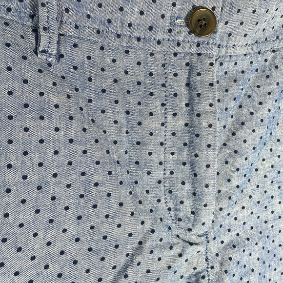 Talbots Blue Polka Dot shorts - Picture 4 of 6
